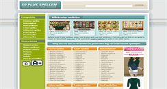 Desktop Screenshot of 50plusspellen.nl